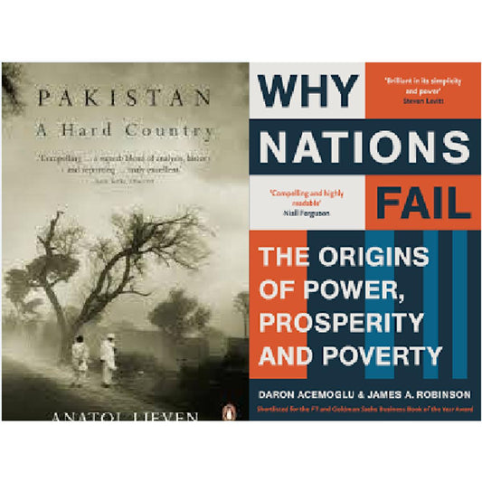 Why Nations Fail / Pakistan a Hard Country (Set of 2)