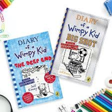 Diary Of A Wimpy Kid : The Deep End / Big Shot Book 15 And 16 By Jeff Kinney