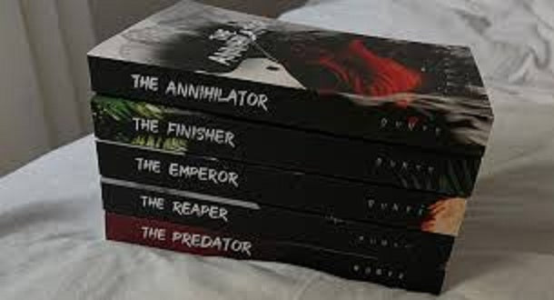 The Annihilator , The Predator , The Emperor , The Finisher , The Reaper (Dark Verse Series)  set of 5 books by Runyx