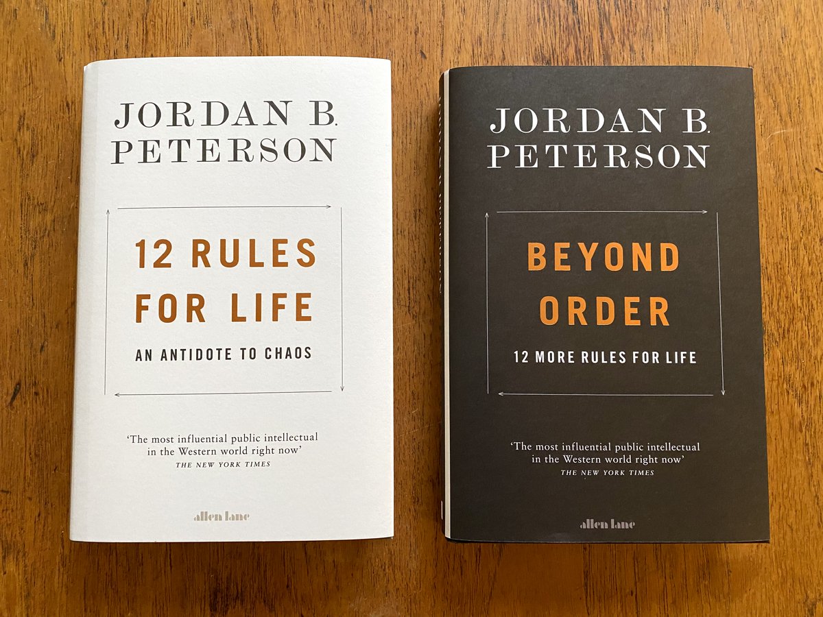 12 rules for life / Beyond Order : 12 More Rules For Life by Jordan B Peterson ( set of 2 )