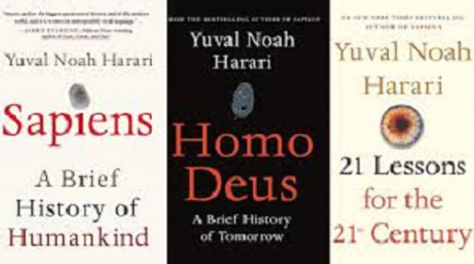 Sapiens / Homo Deus /  21 Lessons for the 21st Century 3 book set by Yuval Noah Harari