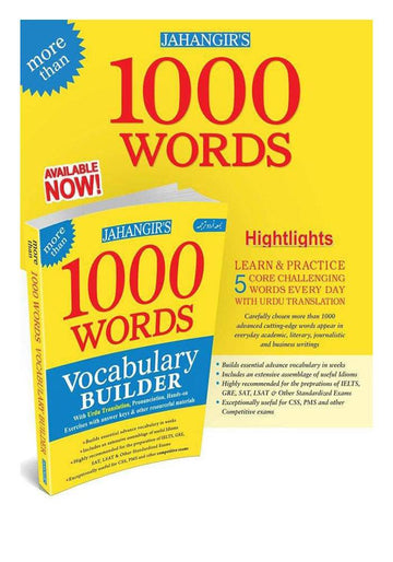 1000 words Vocabulary builder for Ilets , gre sat , and other standardised exams