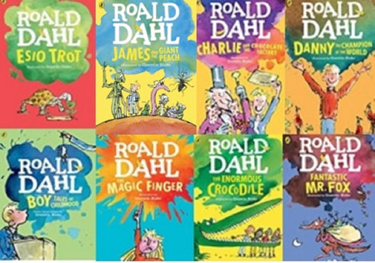 Set of 8 books by roald Dahl (Book 9,10,11,12,13,14,15,16)