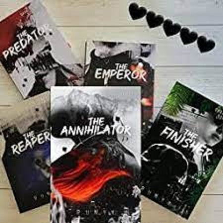 Dark Verse Series ( The Annihilator , The Predator , The Emperor , The Finisher , The Reaper) set of 5 books by Runyx