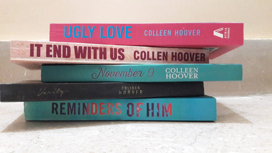 Ugly Love / It Ends With Us / November 9 / Verity / Reminders Of Him By Colleen Hoover (set of 5)