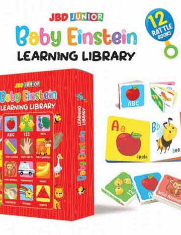 Baby Einstein Library 12 Rattle Books