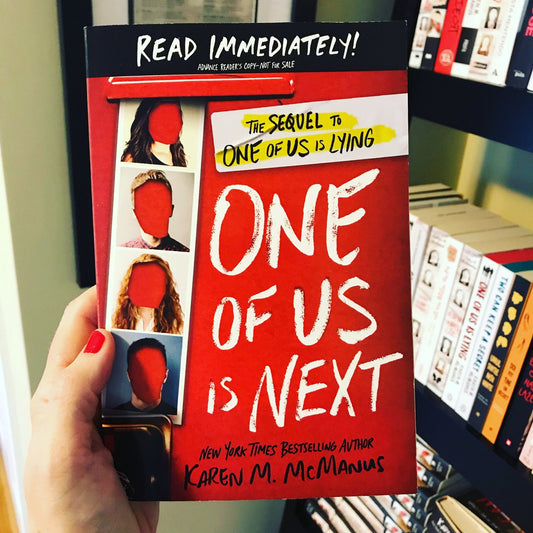 One of Us Is next Novel by Karen M. McManus