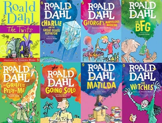 Set of 8 books by roald Dahl (Book 1,2,3,4,5,6,7,8)