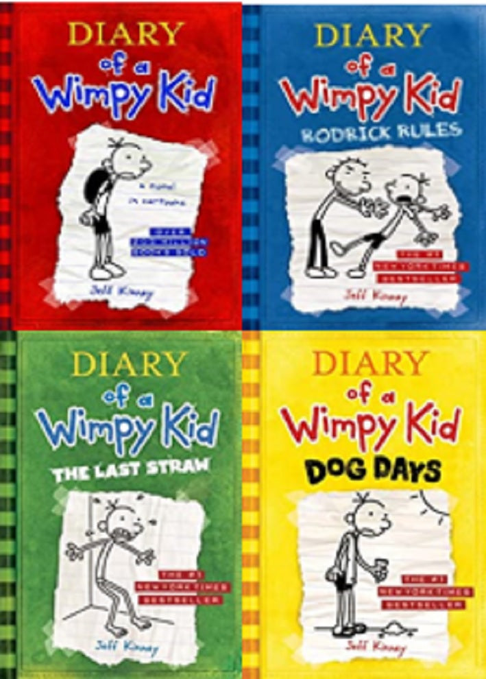 Diary of a Wimpy Kid Set (Book: 1,2,3,4)