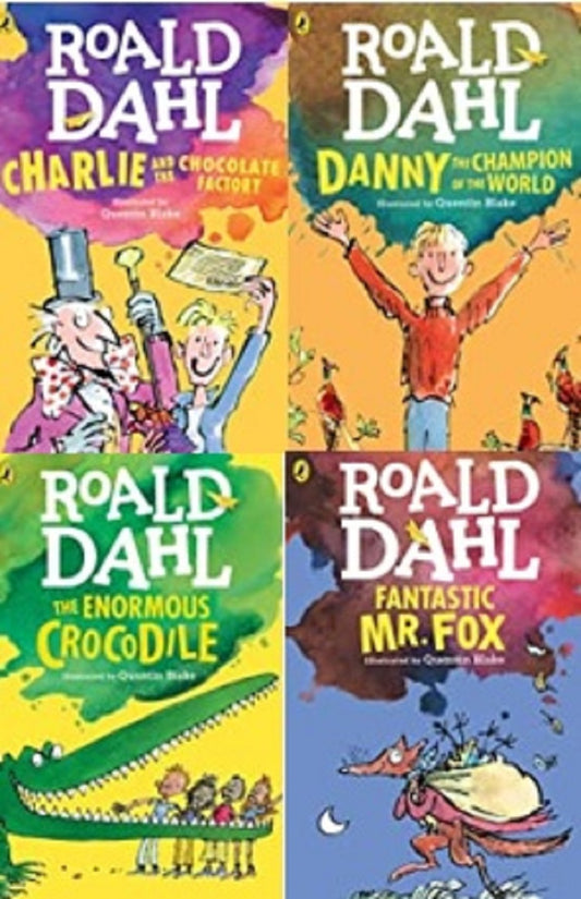 Set of 4 books by roald Dahl (Book 13,14,15,16)