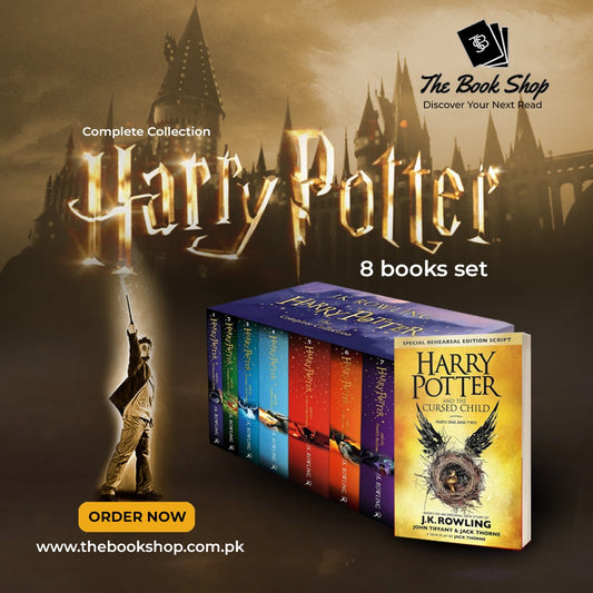 harry potter 8 books set complete collection