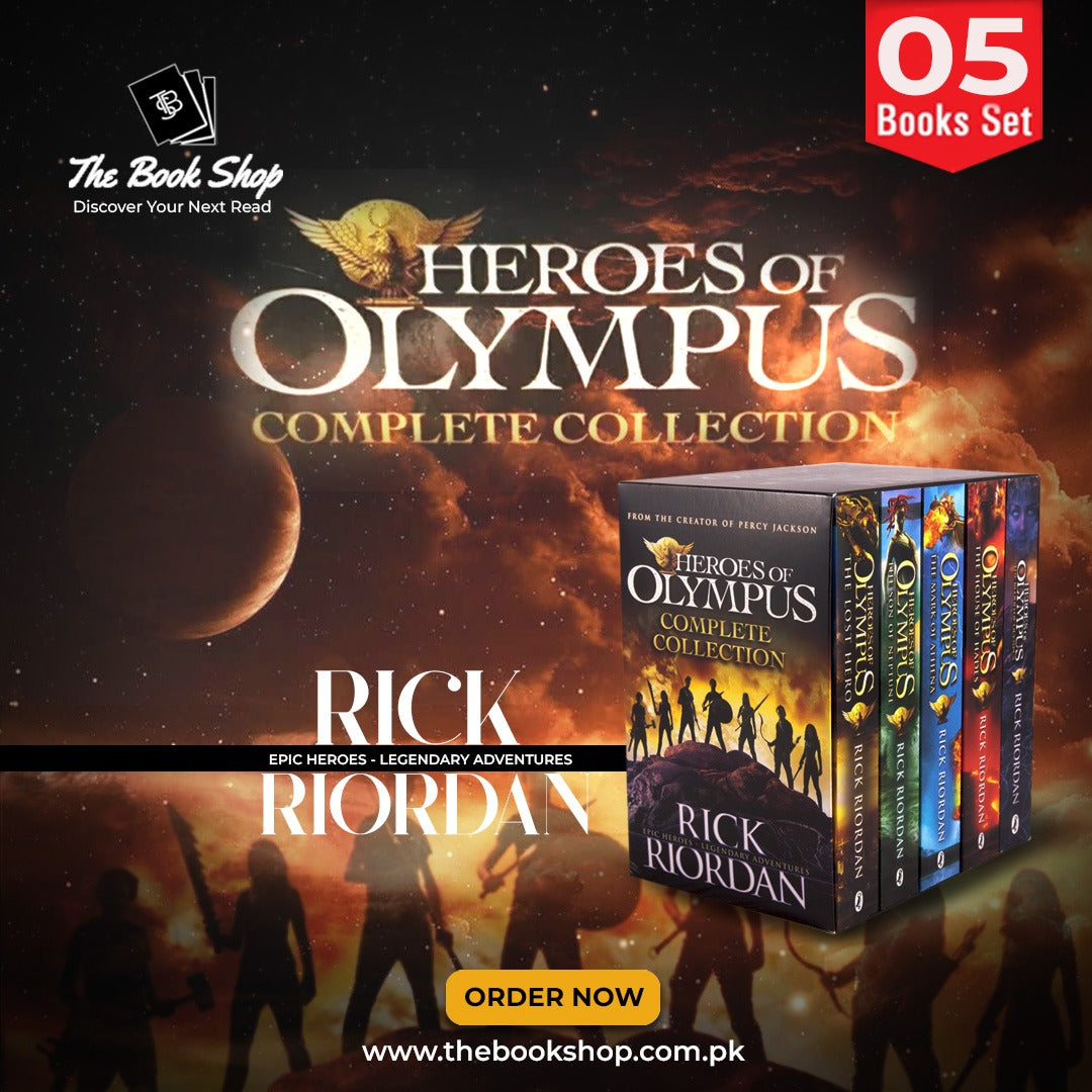 The Heroes of Olympus book series 5 books set by rick riordan