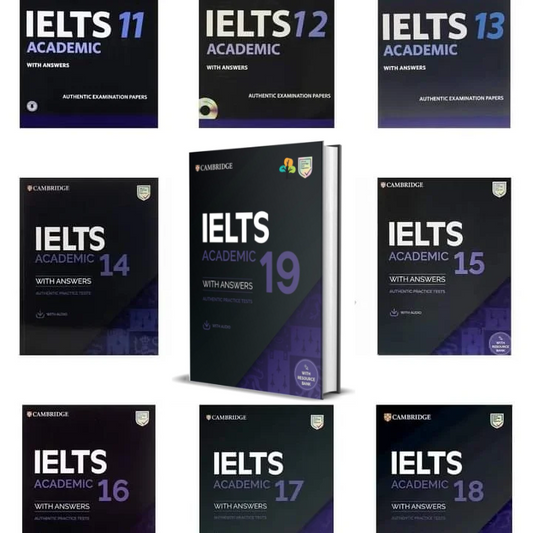 Cambridge English IELTS Academic (11 to 19) 9 books with audio qr code