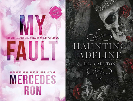 My Fault and Haunting Adeline set of 2 books