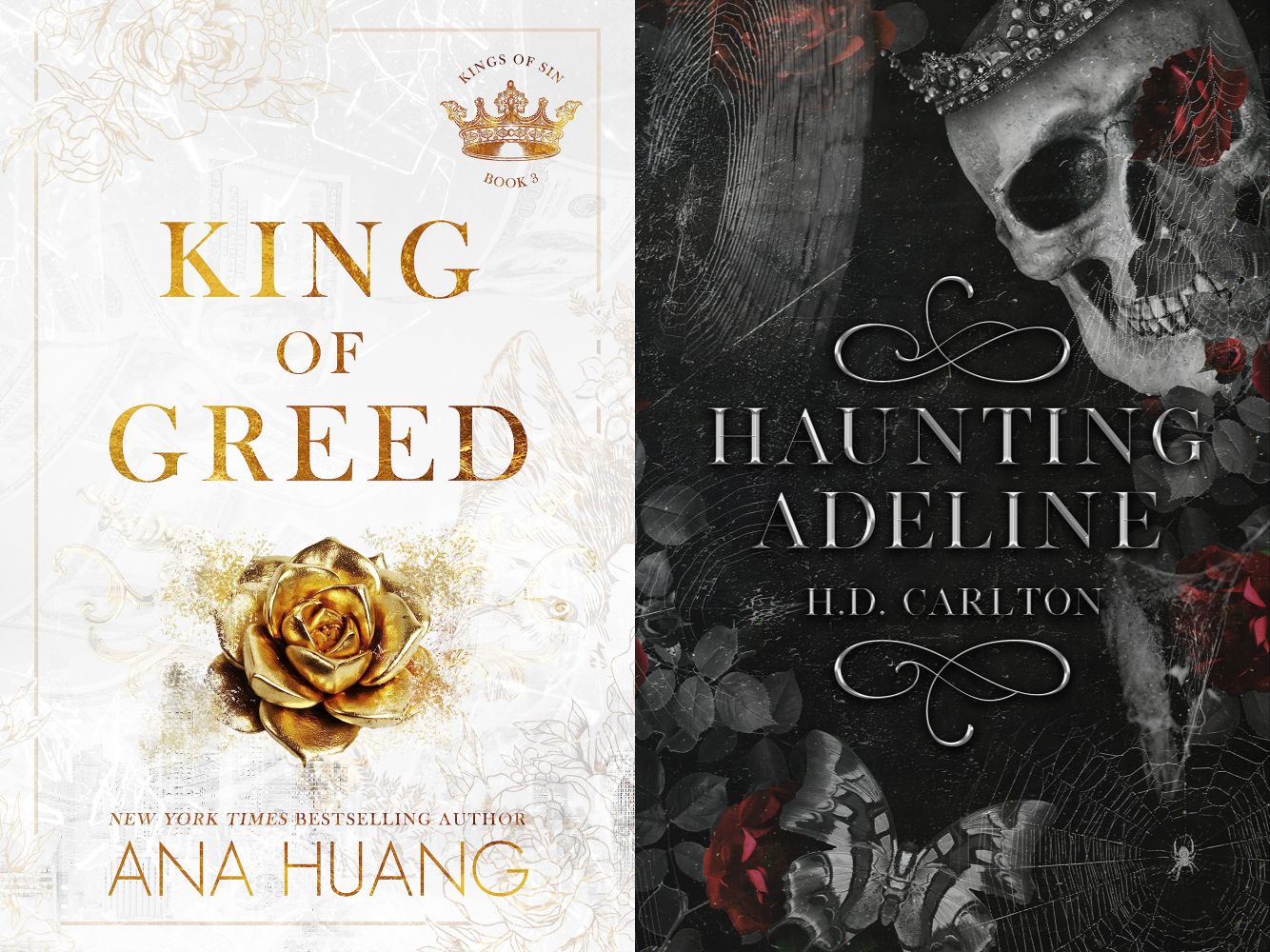 King of Greed / Haunting Adeline set of 2 books