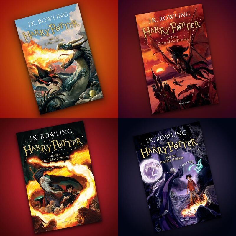 Harry potter 4 books set