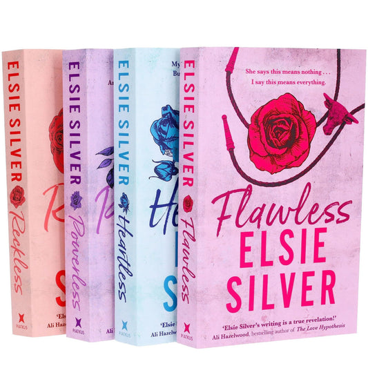 Chestnut series 4 books set ( Heartless , powerless , flawless , reckless ) by elsie silver