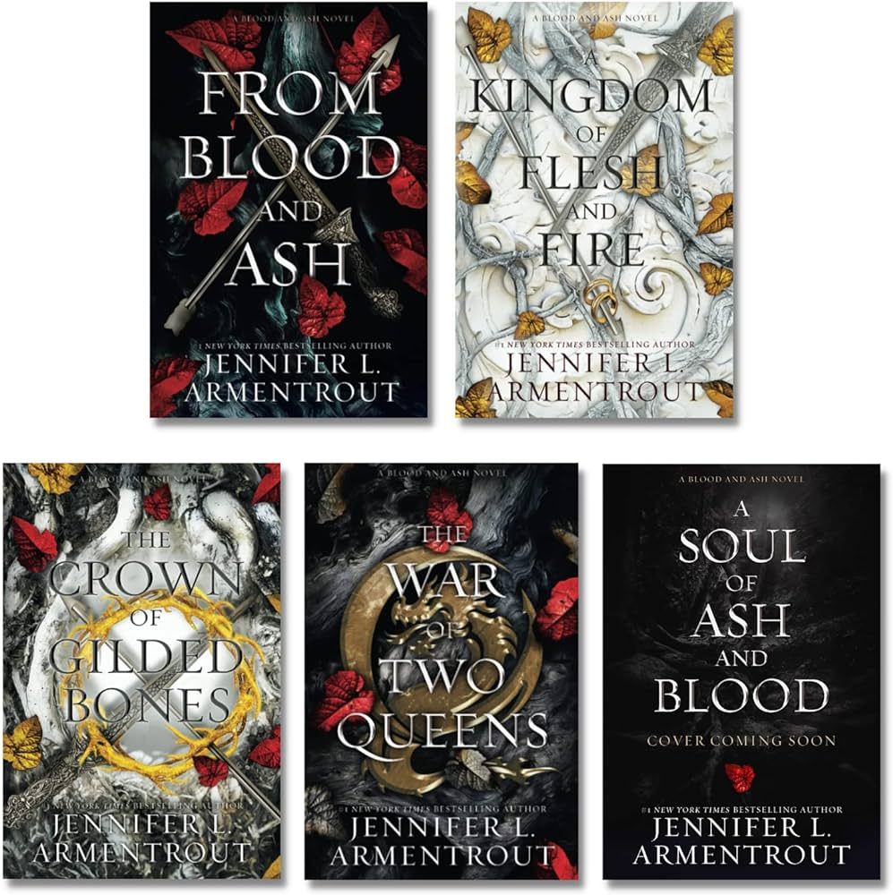 From Blood and Ash Series by Jennifer L. Armentrout 5 books set