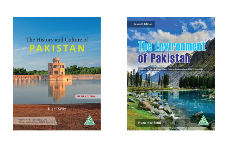 History and Culture of Pakistan by nigel kelly/ The Environment of Pakistan by Huma Naz Sethi set of 2 books