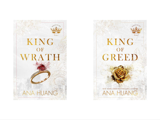 King of wrath / King of Greed By ana huang ( king of sins book 1 and 3 ) 2 book set