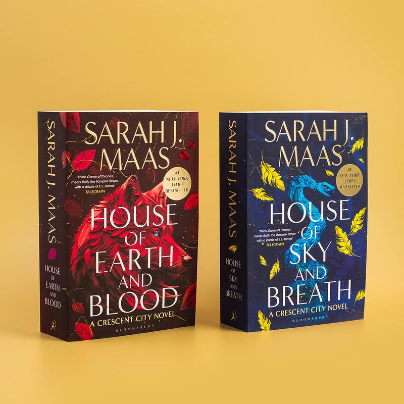 House of Earth And Blood / House of Sky and Breath (Crescent city book 1 and 2 ) by Sarah j Maas