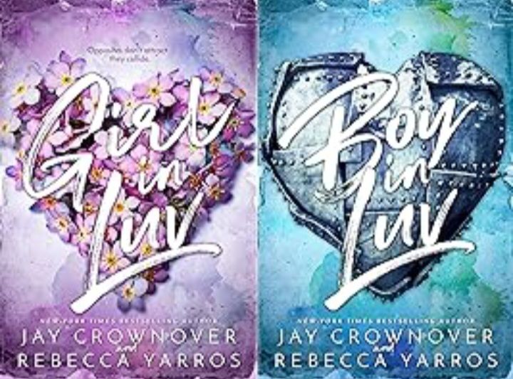 Girl in luv / Boy in luv (In Luv duet series ) by rebecca yarros 2 books set