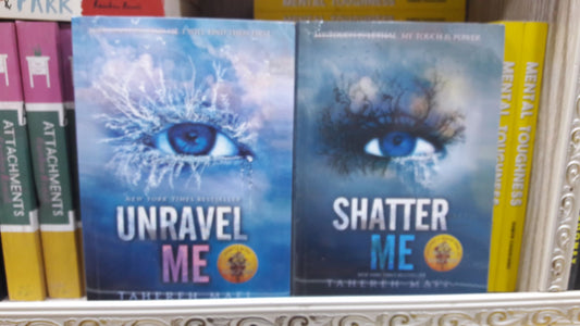 Unravel Me And Shatter me by tahareh mafi set of 2 Books