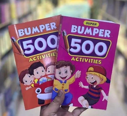 Bumper 500 activities / Super bumper 500 activities for kids set of 2 books