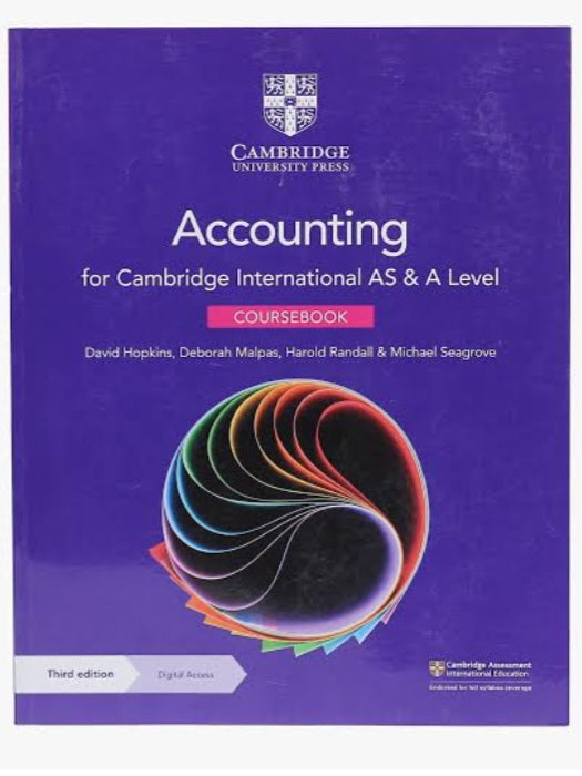 accounting for cambridge international as and a level premium quality third edition