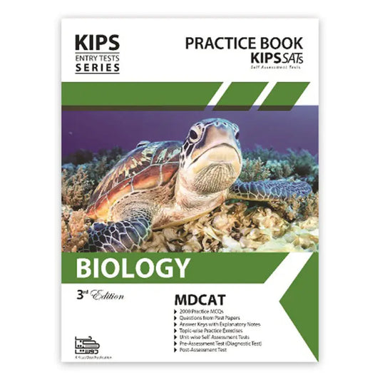 Kips Entry Test series biology practice book for mdcat 3rd edition