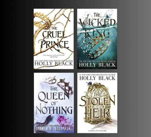 the folk of the air series 3 book + 1 the stolen heir by holly black ( the queen of nothing , the cruel prince , the wicked king ) 4 books set by holly black