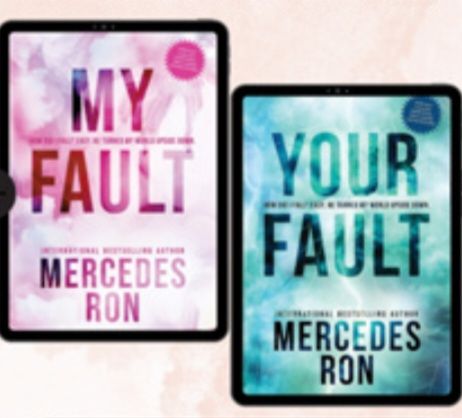 My Fault / Your Fault by mercedes ron set of 2 book