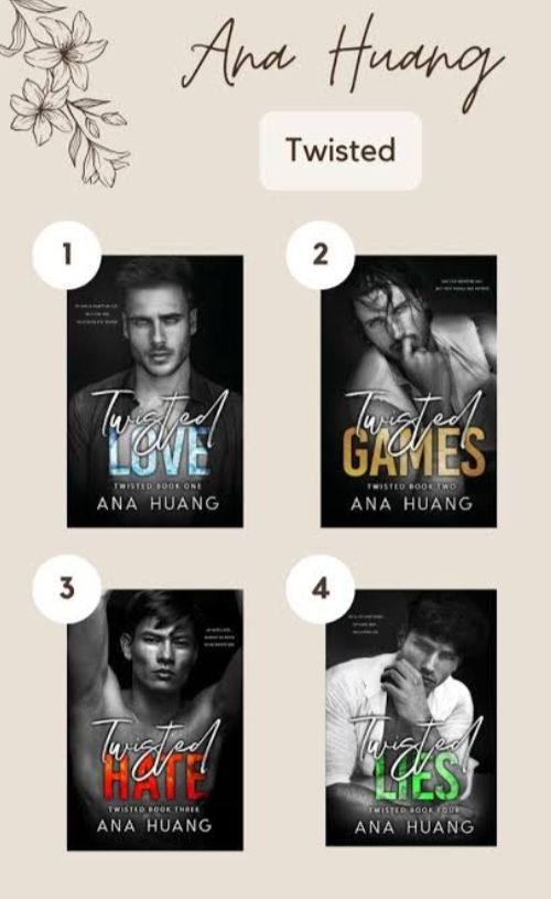 Twisted series special edition by ana huang ( twisted love twisted games twisted hate twisted lies ) 4 books set