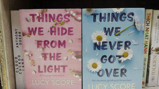 Things We Hide From the Light / Things we never got over by lucy score set of 2 Books