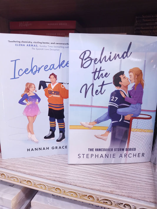 Icebreaker by Hannah Grace / Behind the Net by Stephanie Archer Set of 2 books