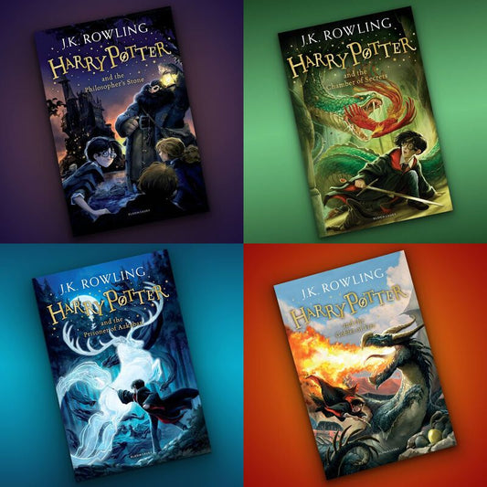 Harry potter 4 books set