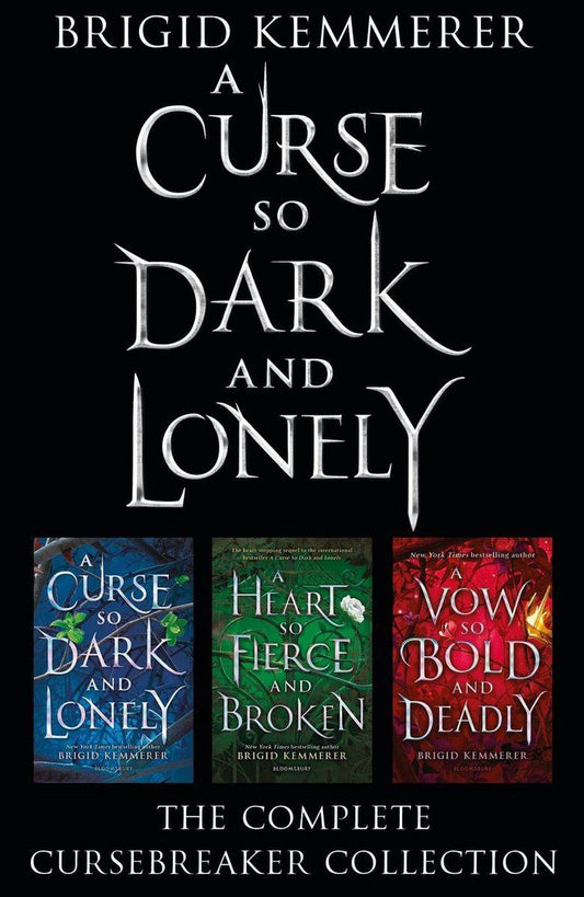 cursebreaker series by brigid kemmerer [ a curse so dark and lonely , a heart so fierce and lonely , a vow so bold and deadly ] 3 books set