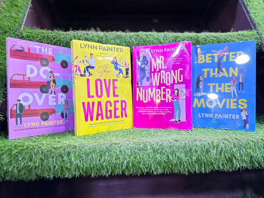 Better than the movies / The do over / The love wager / Mr. Wrong number by lynn painter set of 4 books