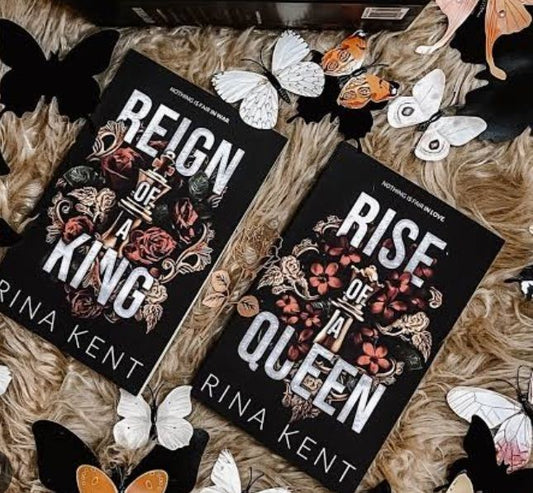 Kingdom Duet 2 books set by rina kent ( Reign of a king / Rise of a queen )