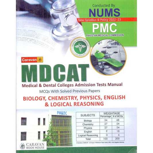 CARAVAN MDCAT medical and dental colleges admission tests manual