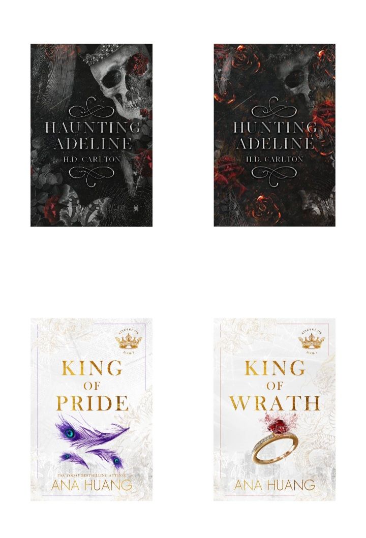 Haunting Adeline / Hunting Adeline / King of wrath / King of pride set of 4 BOOKS