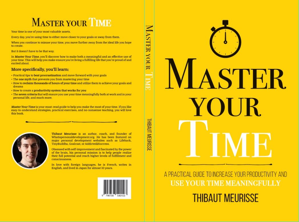 Master Your Time book by Thibaut Meurisse