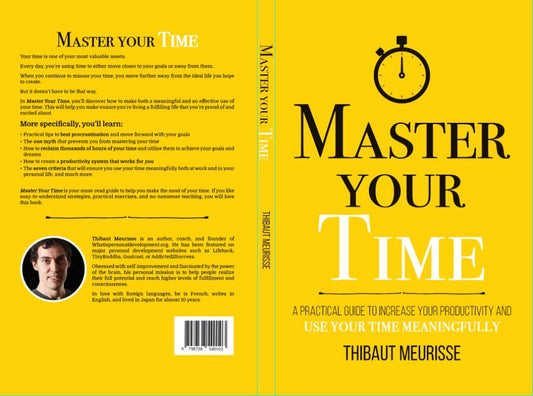 Master Your Time book by Thibaut Meurisse