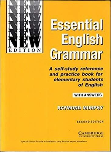 Essential English Grammar Book by Raymond Murphy