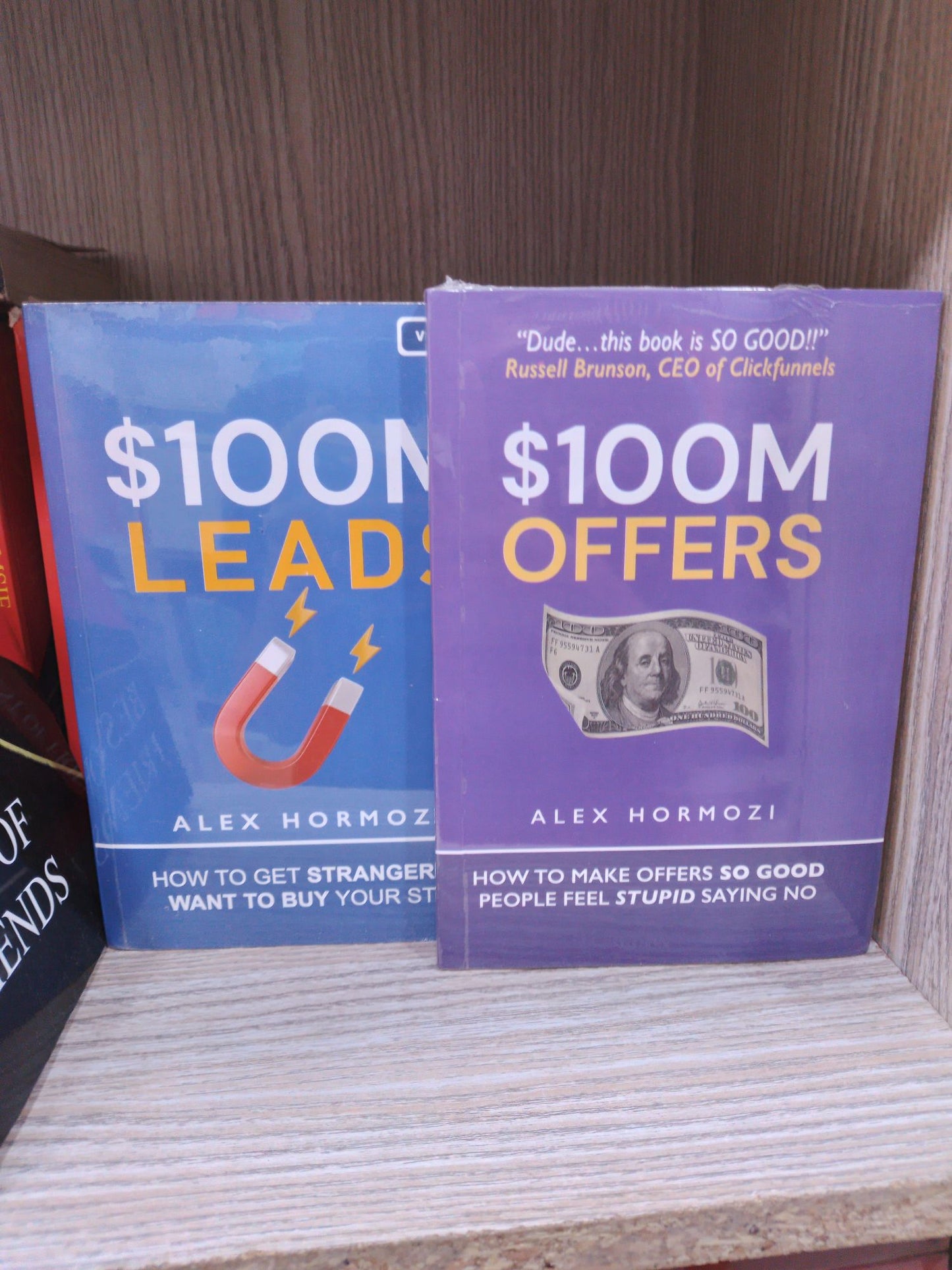 $100M Offers / $100M Leads by alex hormozi set of 2 books