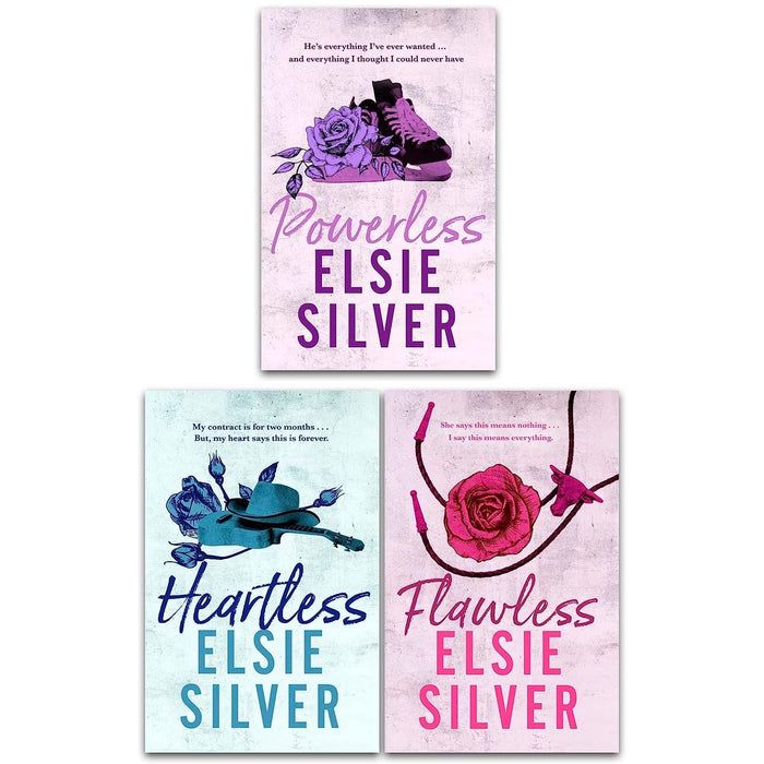 chestnut series 3 books set ( powerless , hearless , flawless ) by elsie silver