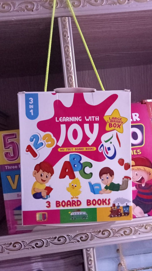 my first board books 3 in 1 ( 3 board books ) learning with joy