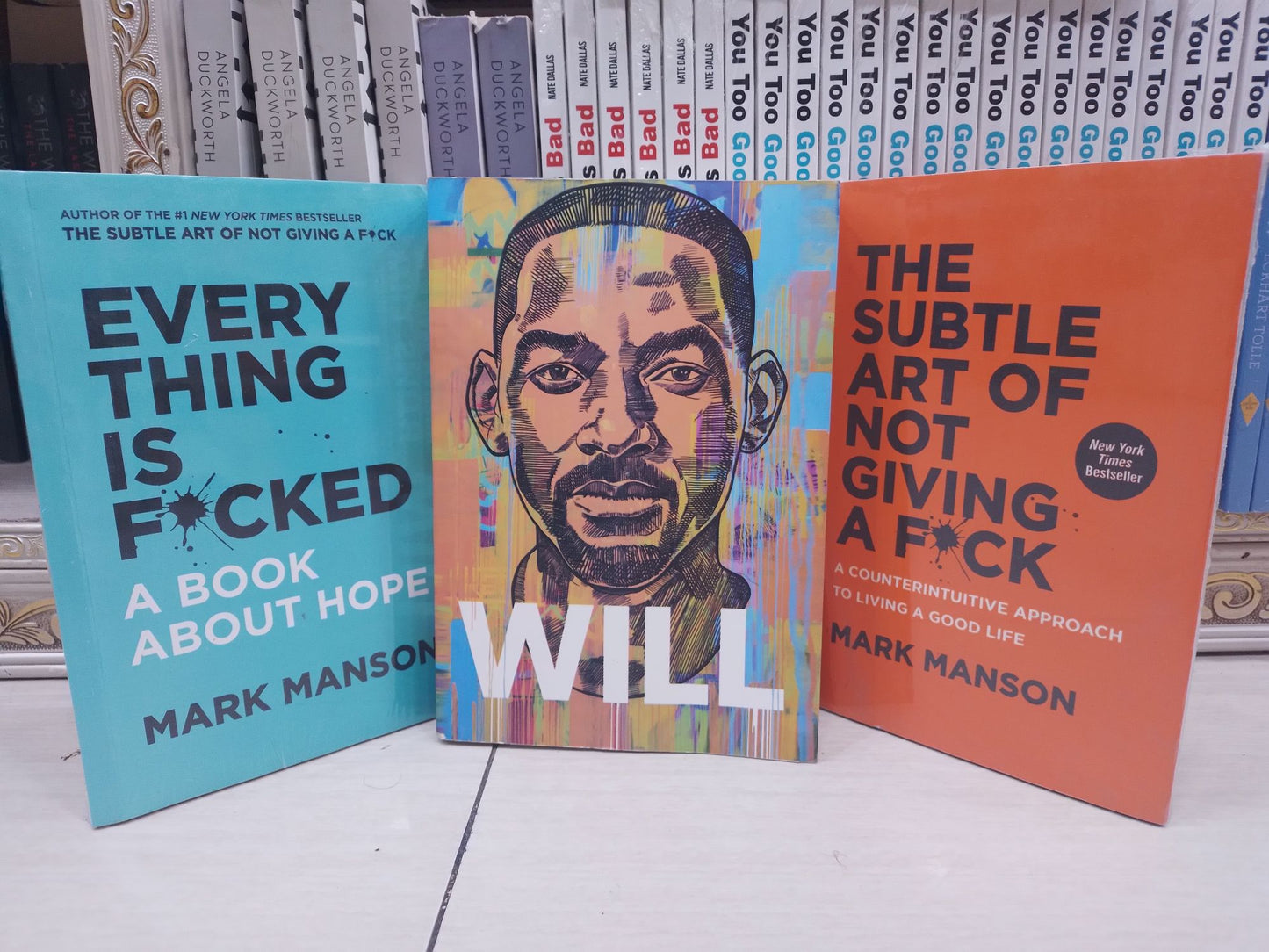 Everything is F*cked / The subtle art of not giving a F / Will by mark manson set of 3 books