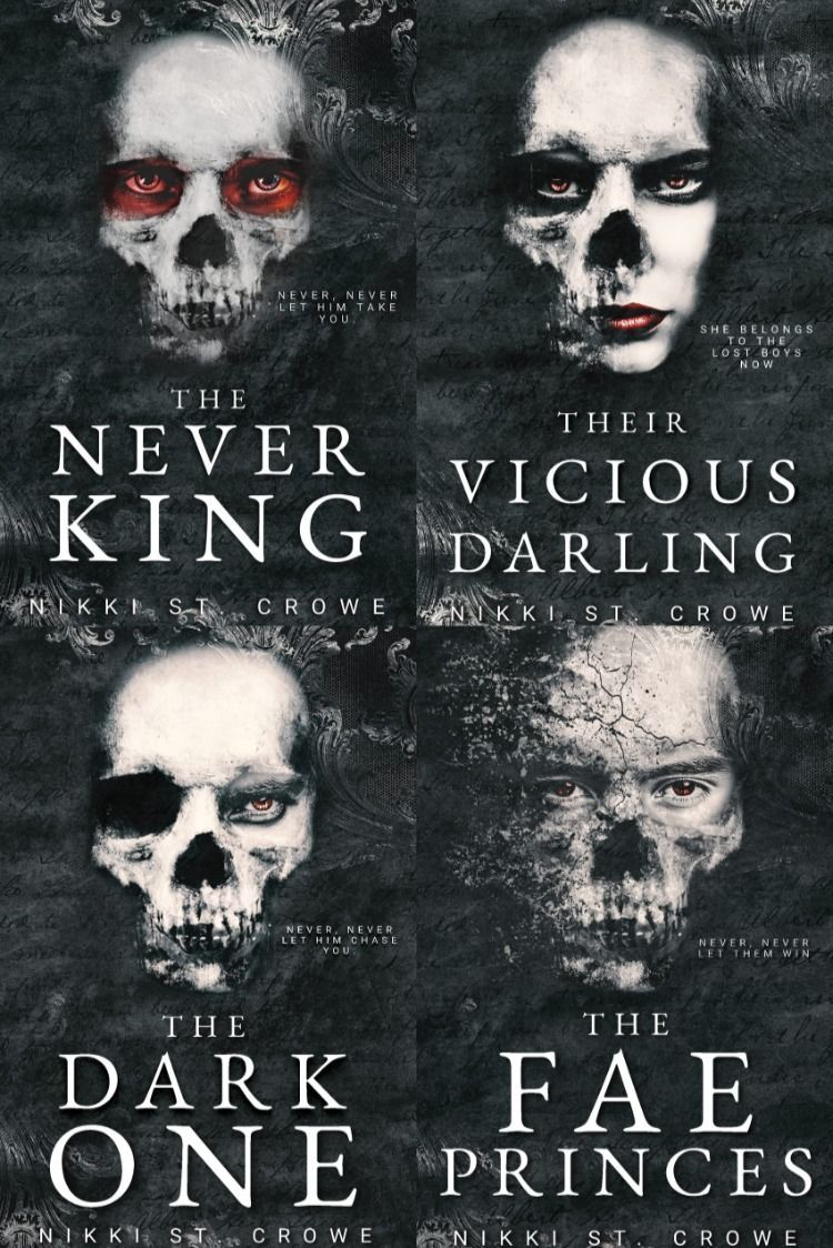 the never king / their vicious darling / the dark one / the fae princes ( Vicious lost boy book series ) by nikki st. crowe