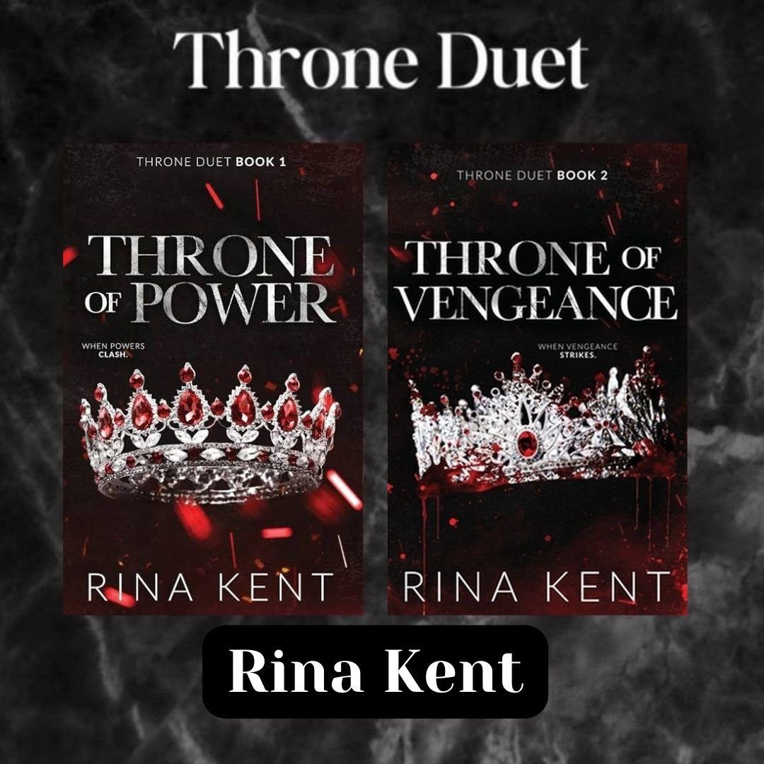 Throne duet by rina kent ( throne of power / throne of vengeance ) set of 2 books  book master